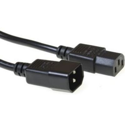 ACT Netsnoer C13 - C14 zwart 10 m