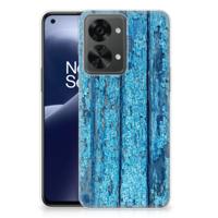 OnePlus Nord 2T | Bumper Hoesje | Wood Blue