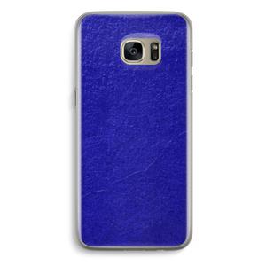 Majorelle Blue: Samsung Galaxy S7 Edge Transparant Hoesje