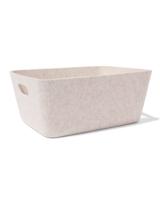 HEMA Mand 27x36x17cm vilt beige