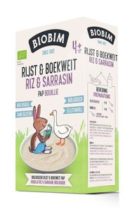 Biobim Rijst & Boekweit Pap 4+