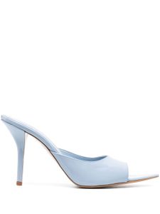 GIABORGHINI mules Perni 105 mm en cuir verni - Bleu