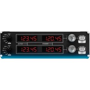 Logitech G Flight Radio Panel Zwart, Rood, Zilver USB 2.0 Vluchtsimulator Analoog/digitaal PC