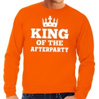 Oranje King of the afterparty sweater heren 2XL  - - thumbnail