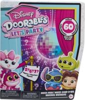 Doorables Disney Let's Party Multi Peek 4-figurenset, willekeurig verzamelmodel, vanaf 5 jaar