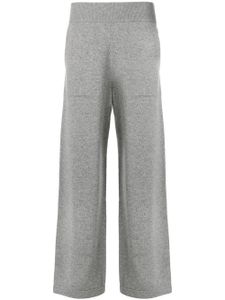 Barrie pantalon évasé en maille - Gris