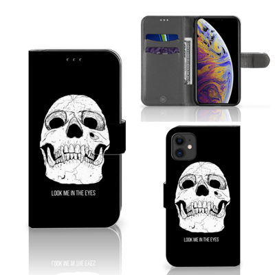 Telefoonhoesje met Naam Apple iPhone 11 Skull Eyes Telefoonhoesje met Naam Apple iPhone 11 Skull Eyes