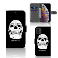 Telefoonhoesje met Naam Apple iPhone 11 Skull Eyes Telefoonhoesje met Naam Apple iPhone 11 Skull Eyes