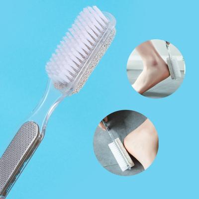 2 PC'S gezondheidszorg voet gereedschap dode huid Remover borstel dubbelzijdige voeten slijpen steen handleiding 4 in 1 voet Grinder