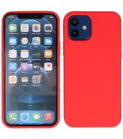 Lunso - Softcase hoes -  iPhone 12  Mini  - Rood
