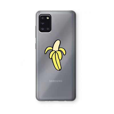 Banana: Samsung Galaxy A31 Transparant Hoesje