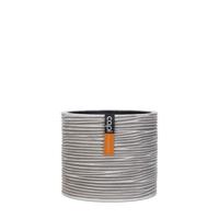 Vaas cylinder I rib 13x13x11 ivoor Capi Europe - Capi europe