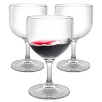 MPDrink Wijnglas - 4x - SAN kunststof - 35 cl - onbreekbaar - herbruikbaar - wijnglazen