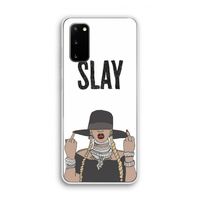 Slay All Day: Samsung Galaxy S20 Transparant Hoesje Slay All Day: Samsung Galaxy S20 Transparant Hoesje