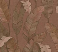 Livingwalls Metropolitan Stories. Travel Stories - Rood Bruin - Floral - 392181