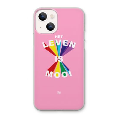 Het Leven Is Mooi: iPhone 13 Transparant Hoesje