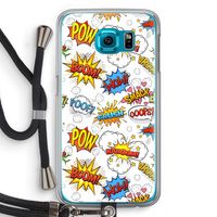 Pow Smack: Samsung Galaxy S6 Transparant Hoesje met koord