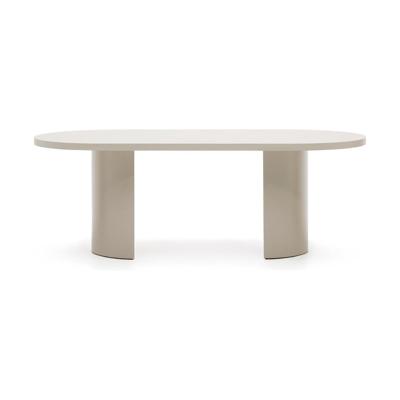Kave Home Nealy eettafel 200x100 cm Ecru