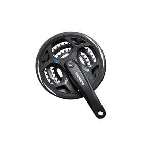 Shimano crankstel altus m311 7/8 speed 48x38x28t 175mm zwart blister