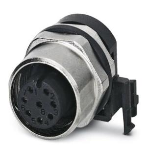 Phoenix Contact 1437025 Sensor/actuator steekconnector M12 Aantal polen: 8 Bus, inbouw 10 stuk(s)