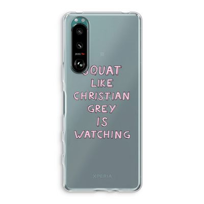 Christian Grey: Sony Xperia 5 III Transparant Hoesje