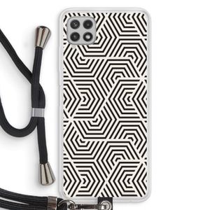 Magic pattern: Samsung Galaxy A22 4G Transparant Hoesje met koord