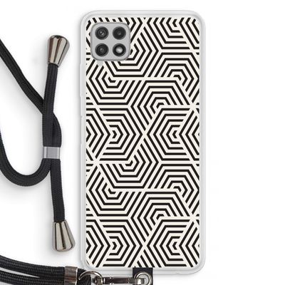 Magic pattern: Samsung Galaxy A22 4G Transparant Hoesje met koord