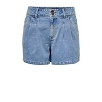 ONLY high waist jeans short ONLDEBBIE blauw - thumbnail