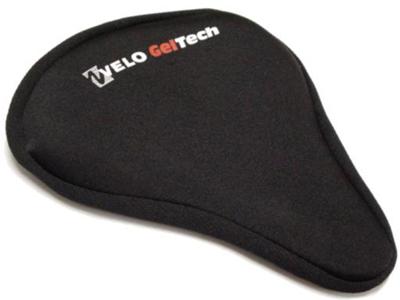 Velo Zadeldek plush - gel - dames - zwart