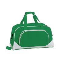 Sporttas of vrije tijd tas - groen - 42 x 24 x 20 cm - 2 vakken - draagband Sporttas of vrije tijd tas - groen - 42 x 24 x 20 cm - 2 vakken - draagband