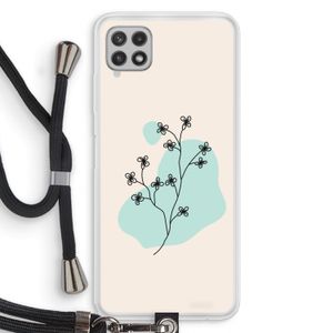 Love your petals: Samsung Galaxy A22 4G Transparant Hoesje met koord