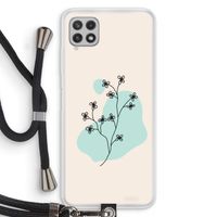 Love your petals: Samsung Galaxy A22 4G Transparant Hoesje met koord