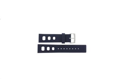 Horlogeband Zodiac ZO2242 / With Bumps Rubber Blauw 22mm