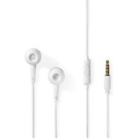 Wired Headphones | 1.2m Round Cable | In-Ear | Built-in Microphone | White Wired Headphones | 1.2m Round Cable | In-Ear | Built-in Microphone | White