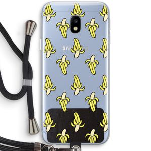 Bananas: Samsung Galaxy J3 (2017) Transparant Hoesje met koord