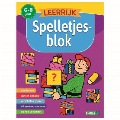 Deltas Leerrijk spelletjesblok (6-8 j.)