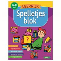 Deltas Leerrijk spelletjesblok (6-8 j.)
