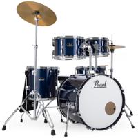 Pearl RS505C/C743 Roadshow Royal Blue Metallic drumstel inclusief bekkens - thumbnail