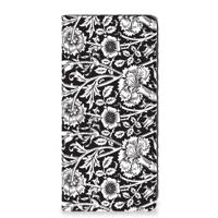 Samsung Galaxy A21s Smart Cover Black Flowers