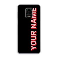 Namecase: Xiaomi Redmi Note 9 Pro Transparant Hoesje