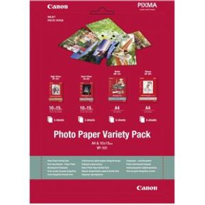 Canon VP-101 Photo Paper Variety Pack A 4 u. 10x15 cm 4x5 Vel