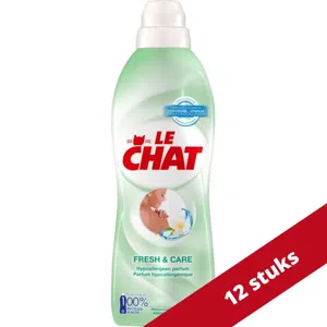 Le Chat Wasverzachter Fresh & Care Voordeelverpakking - 480 wasbeurten (12x40)