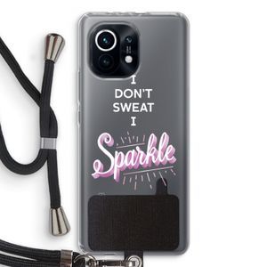 Sparkle quote: Xiaomi Mi 11 Transparant Hoesje met koord