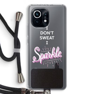 Sparkle quote: Xiaomi Mi 11 Transparant Hoesje met koord