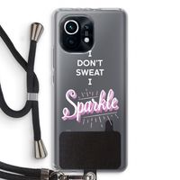 Sparkle quote: Xiaomi Mi 11 Transparant Hoesje met koord