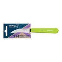 OPINEL - N.114 - Schilmes 7cm gebogen Green Apple