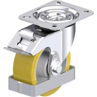 Blickle L-ALTH 100K-FI-FS Plaatstalen zwenkwiel Wieldiameter: 100 mm Draagvermogen (max.): 250 kg 1 stuk(s)