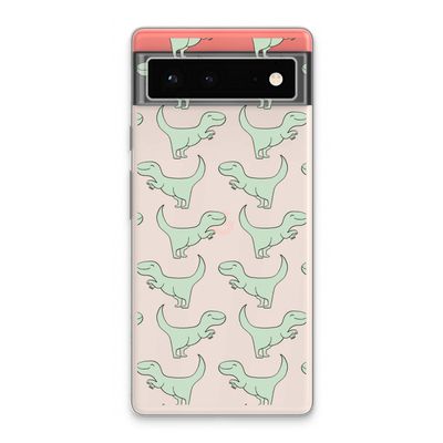Dinos: Google Pixel 6 Transparant Hoesje