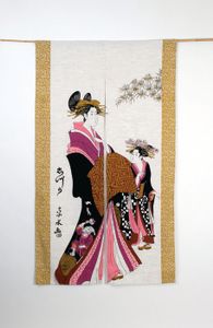 Katoenen Rayon Noren - Japanse Deurgordijn - 85 x 150cm