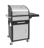 Grillchef Houtskoolbbq wagon silver Grillchef Houtskoolbbq wagon silver